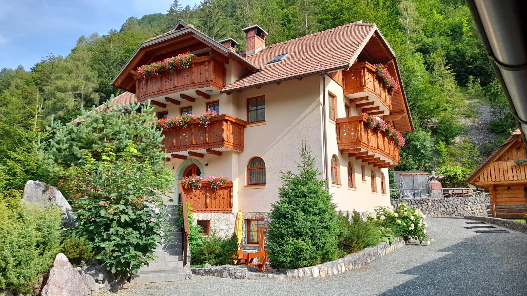 Apartma In Bungalov Jezerci Gozd Martuljek Exteriör bild